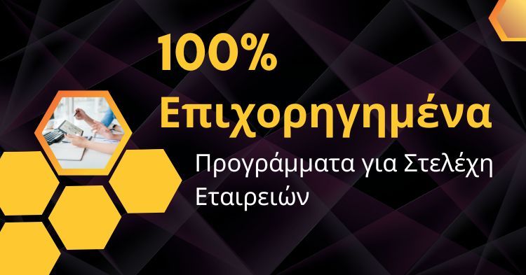100% επιχορηγημένα προγράμματα ζωτικής σημασίας